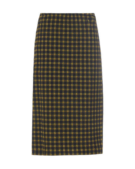 スカート Maison Margiela Light Grey Cotton Twill Midi Skirt Maison Margiela Light Cotton Twill Midi Skirt in Gray | Lyst