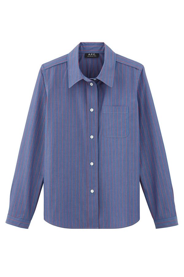 A.P.C. Chemise Lenka Shirt - Blue Roi A.P.C. Chemise Lenka Shirt - Blue Roi
