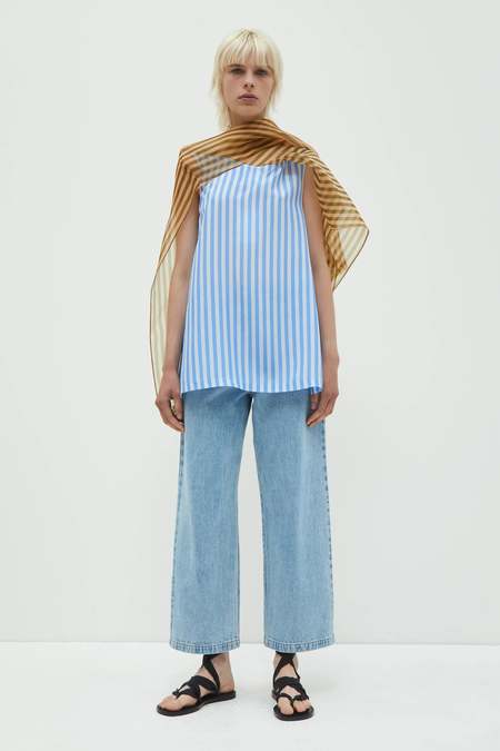 Christian Wijnants Tela Top - Flowermix Dark Print | Garmentory