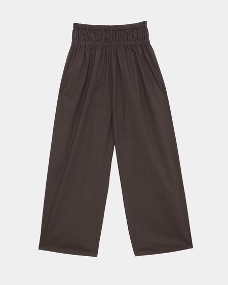 パンツ Marine Serre Viscose Blend Lunar-Pointelle Culotte Pant MARINE SERRE Lunar-pointelle Culotte Pant - Black | Garmentory