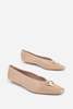 "INTENTIONALLY __________." Celda Crinkle Patent Flat - Thumbnail 1