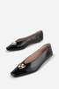 "INTENTIONALLY __________." Celda Crinkle Patent Flat - Thumbnail 9
