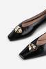 "INTENTIONALLY __________." Celda Crinkle Patent Flat - Thumbnail 11