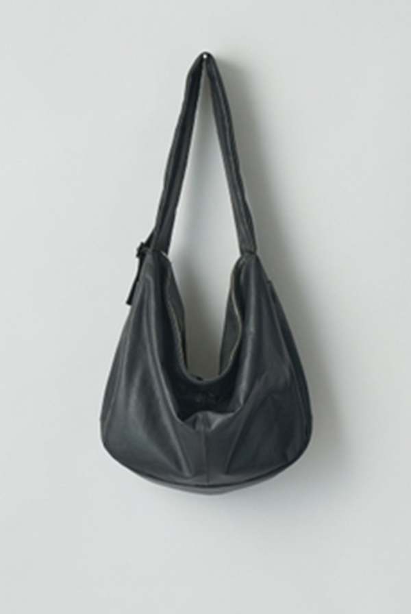ssstein Shirring Handle Leather Shoulder Bag | Garmentory