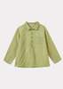 KIDS Caramel Bullshark Children's Cotton Shirt - Lime - Thumbnail 1
