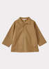 Caramel Piper Baby Cotton Shirt - Light Camel - Thumbnail 4