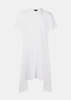comme des garçons homme plus Print Long T-Shirt - White - Thumbnail 1