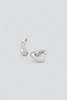 Tom Wood Silver Twist Hoops Earrings - Thumbnail 1