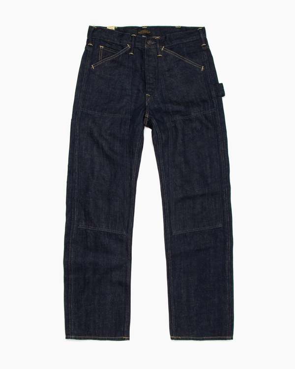 RRL 3X1 Selvedge Denim Double Knee Carpenter Pants - Rinse