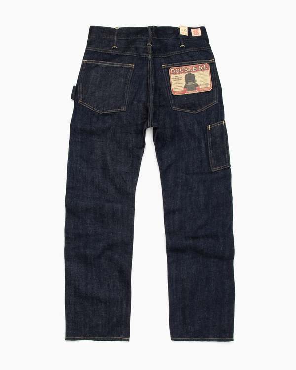 RRL 3X1 Selvedge Denim Double Knee Carpenter Pants - Rinse
