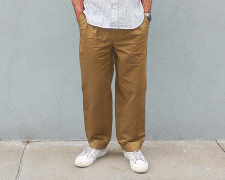 Steven Alan Slacker Pant - Black Ripstop | Garmentory