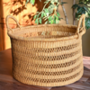 Swahili African Modern Lace Weave Floor Basket - Thumbnail 2