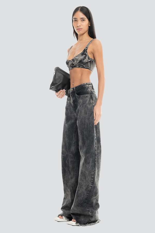 Marques Almeida Black Acid Wash Boyfriend Jeans | Garmentory