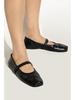 Marni MJMS007700P362800N99 Flat Shoes - Black - Thumbnail 2