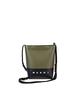 Marni SBMQ0068A5P5769ZO955 Messenger Bag - Deep Green Black - Thumbnail 1