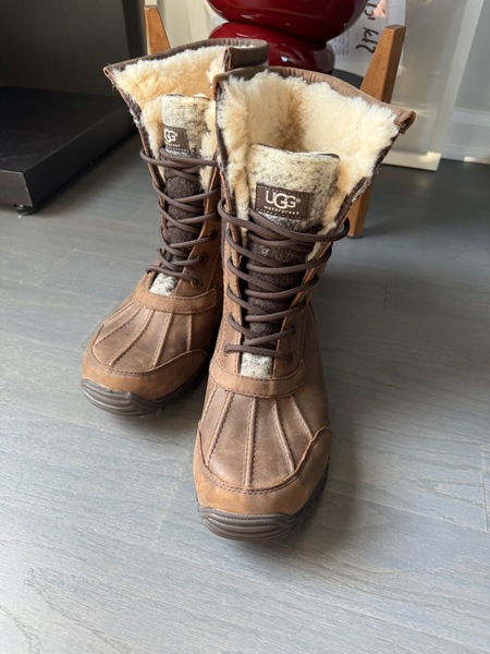 UGG Classic Ultra Mini New Heights Boots - Black | Garmentory