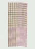 Epice Crocus Cotton Linen Check Stole - Crocus - Thumbnail 1