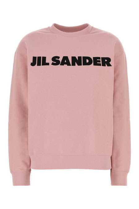 その他 Jil Sander Pink cotton sweatshirt (J53GU0003J20039 671) Jil Sander Knit Polo Neck Sweater - Open Yellow | Garmentory