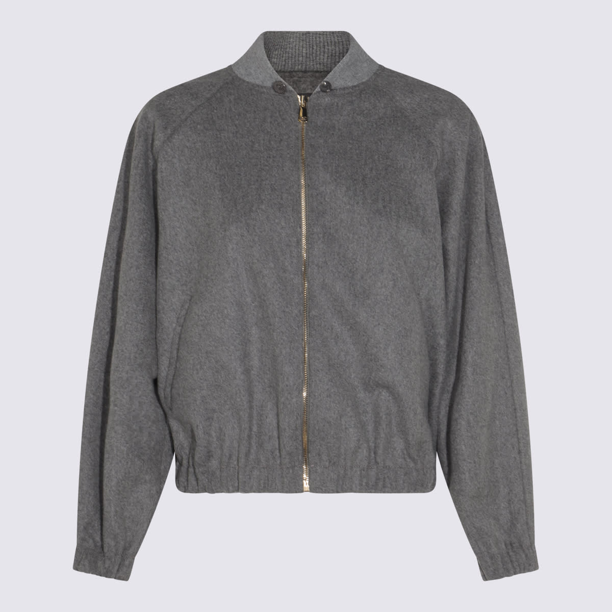 ジャケット FABIANA FILIPPI GREY WOOL CASUAL JACKET Fabiana Filippi Grey Wool Casual Jacket - Roccia | Garmentory