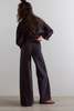 Free People Libre Wide Leg Pant - Cafe Noir - Thumbnail 3