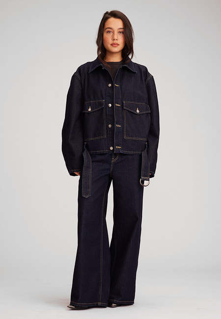 【美品】BASERANGE INDRE JACKET Baserange Indre Jacket - Blue | Garmentory