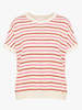 Des Petits Hauts Alexi Stripe Top - Bubble Cream - Thumbnail 1