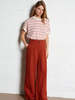Des Petits Hauts Alexi Stripe Top - Bubble Cream - Thumbnail 8