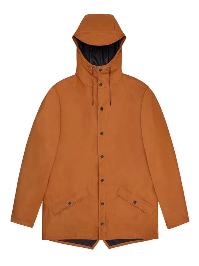 Rains Short Jacket - Rust | Garmentory