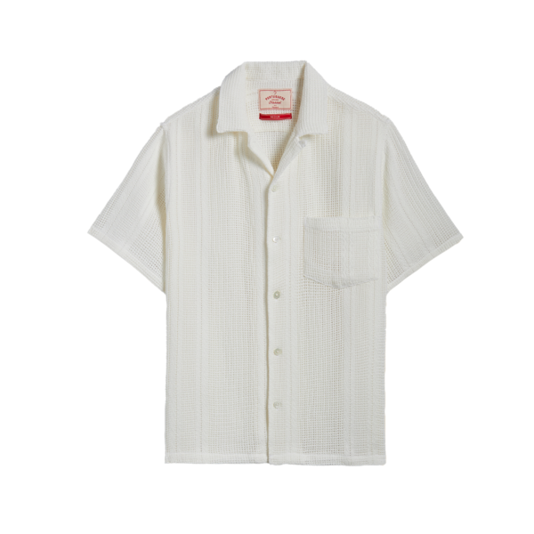 Portuguese Flannel Alma S/S Shirt - White