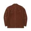 DRAKES Heavyweight Suede Five-Pocket Chore Jacket - Thumbnail 5