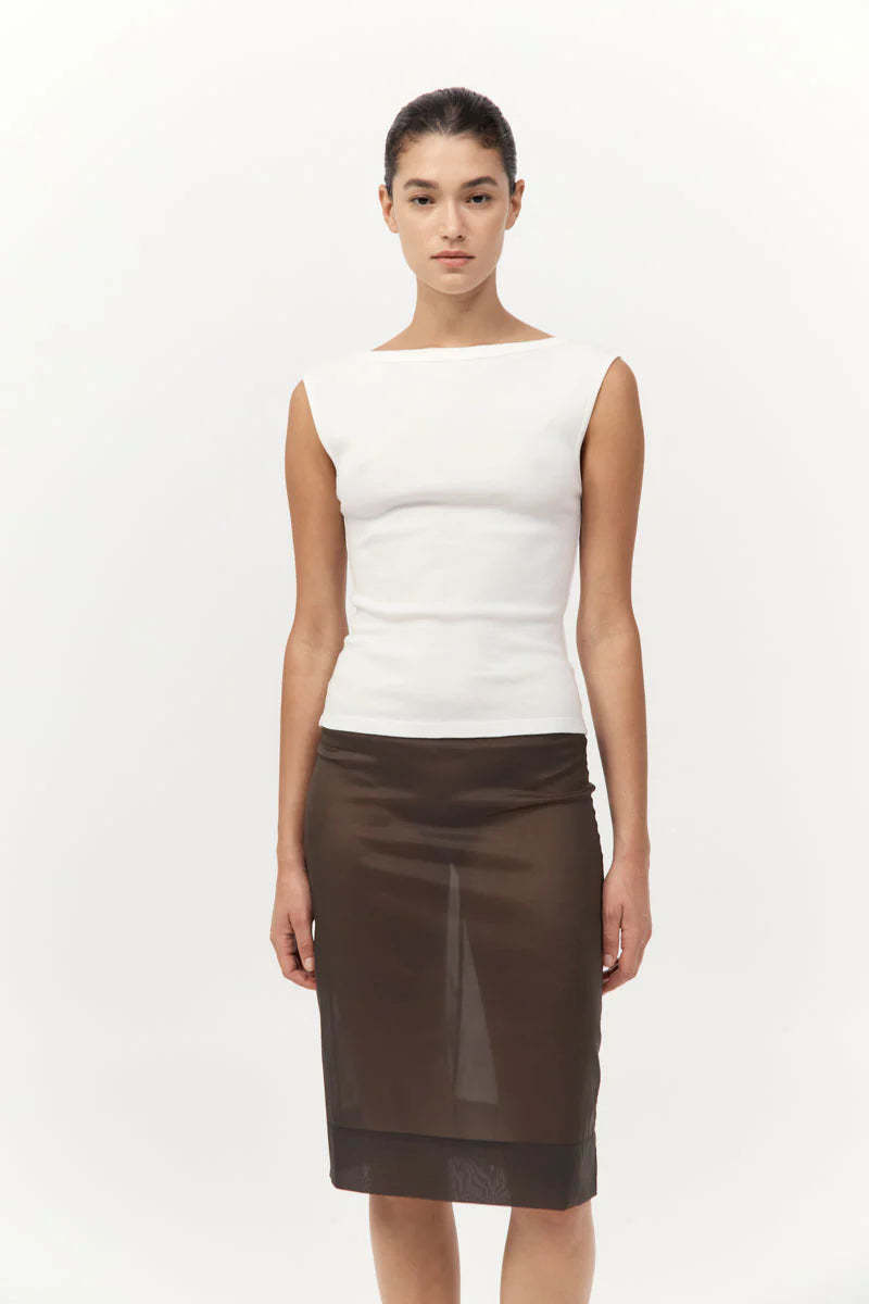 St. Agni Organic Cotton Ballerina Top
