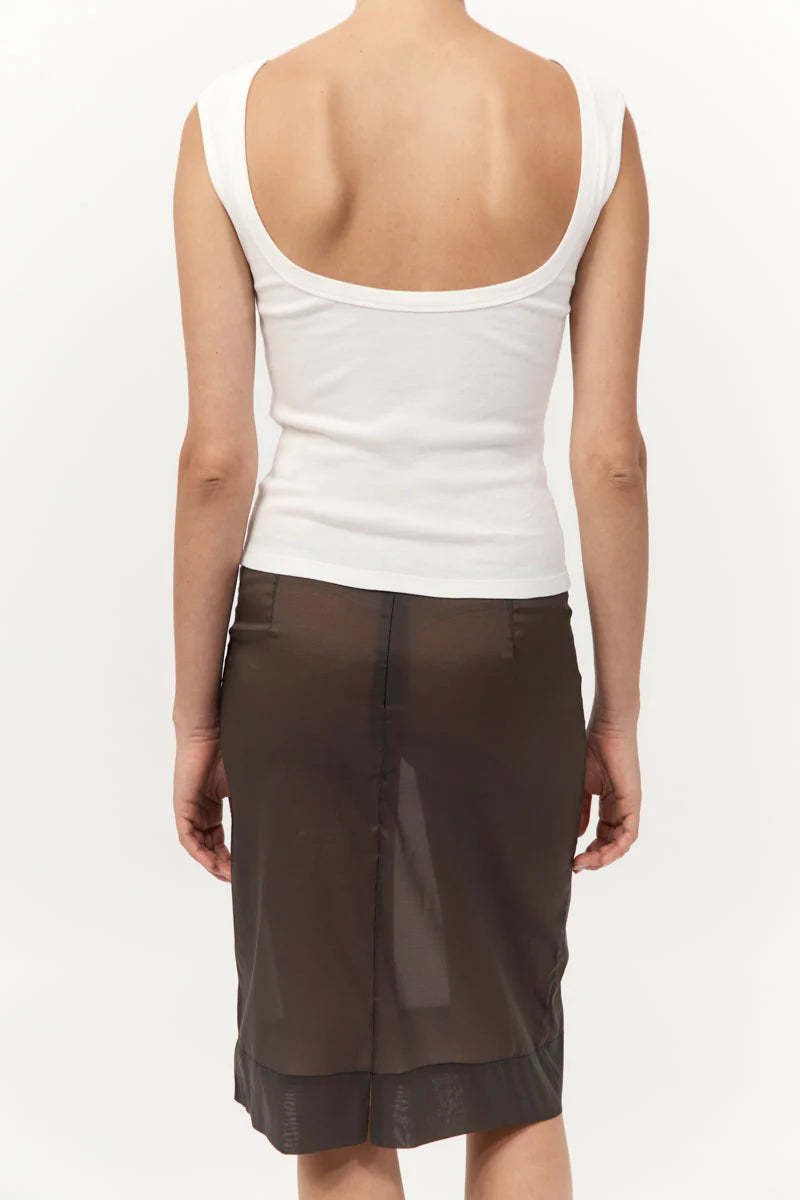 St. Agni Organic Cotton Ballerina Top