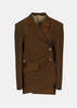 Uma Wang Kava Jacket - Brown - Thumbnail 1