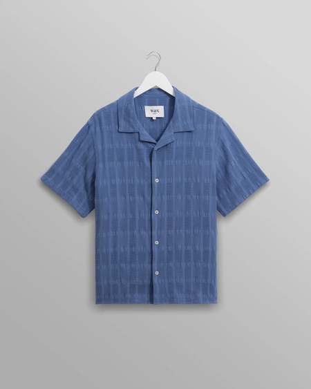 Our Legacy Burlington Seersucker Borrowed BD Shirt - Mid