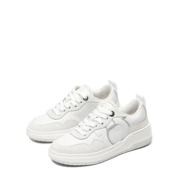 スニーカー Salvatore Ferragamo Sneakers Women Leather White/Optic White Salvatore Ferragamo Sneakers Women Leather White/Optic White