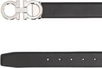 Salvatore Ferragamo Leather Belt - Black - Thumbnail 3