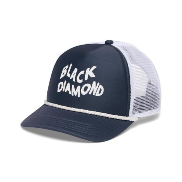 Black Diamond BD Hat - Charcoal White Wavy BD