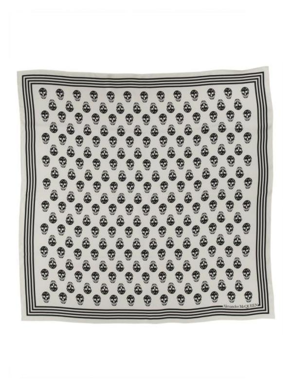 Alexander McQueen 5909293001Q9260 Scarf - White