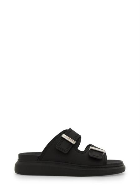 LOEWE Chalk Leather Pebble Slippers - Seasalt | Garmentory