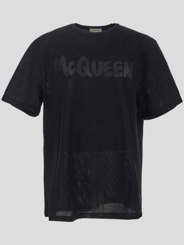 Alexander McQueen Short Sleeve T-Shirt - Black