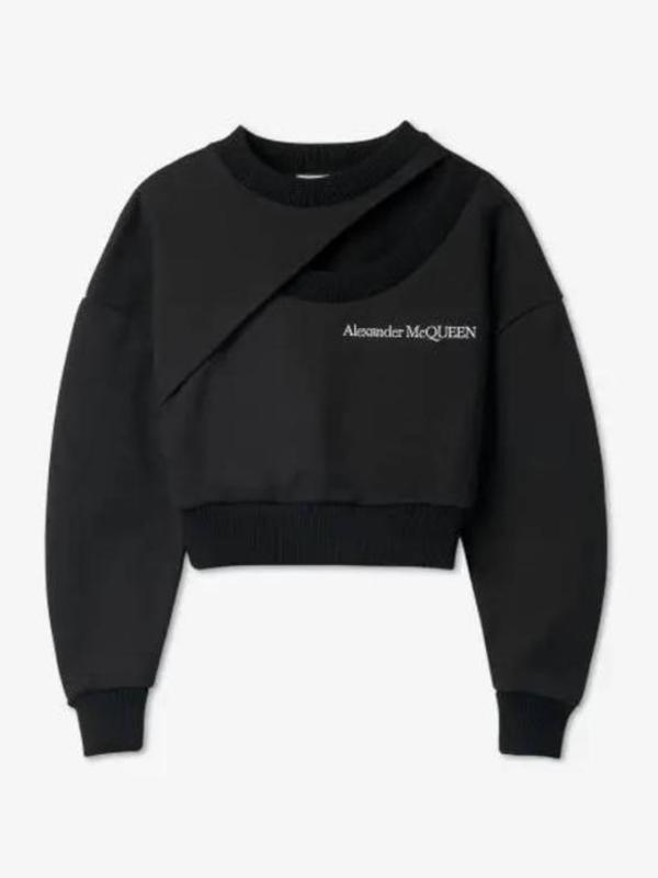 Alexander McQueen Long Sleeve Tee - Black