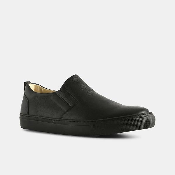 Shoe the Bear Adam Leather Slip-on shoes - black