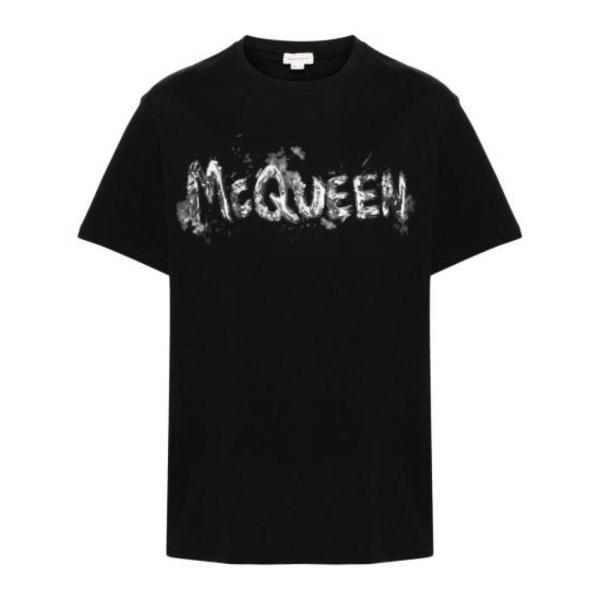 Alexander McQueen Short Sleeve T-Shirt - Black