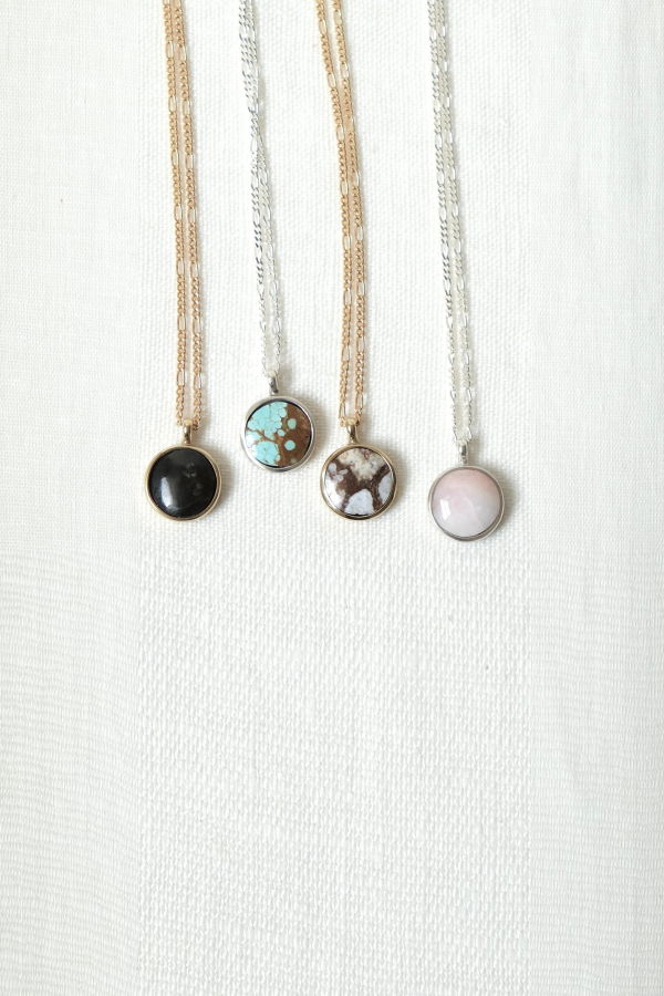 Sarah Safavi Jewelry Round Token Necklace