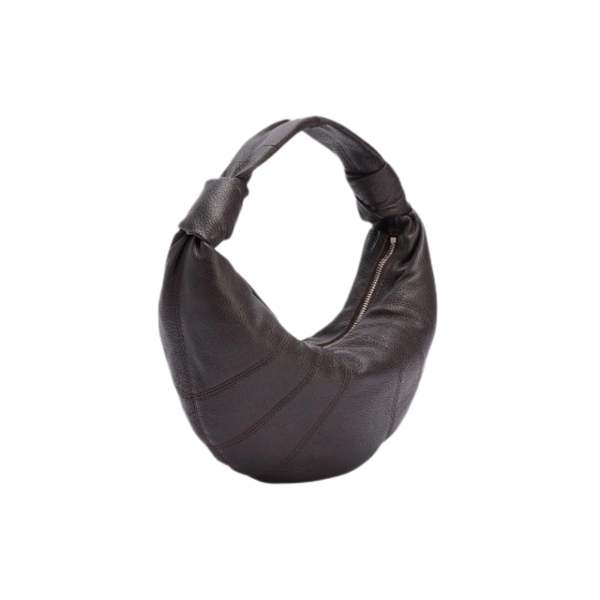 Lemaire Mini Fortune Croissant Bag - Dark Chocolate