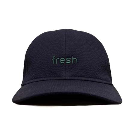 b.eautiful b.E Hat - Black Denim/Off White | Garmentory