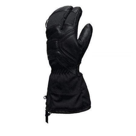 ernest w baker FAUX－FUR TRIMING GLOVES Ernest W. Baker: Black Faux-Fur Trimming Gloves | SSENSE