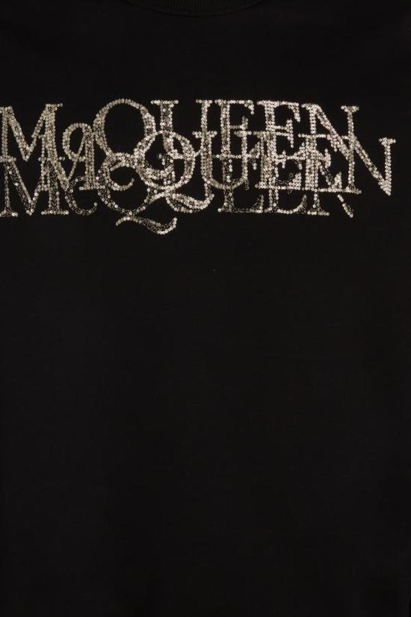 Alexander McQueen Long Sleeve Top - Black