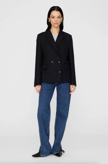 ジャケット ANINE BING FW25 EVALYN DB BLAZER (A0111416BLK26 BLACK) Anine-Bing-Evalyn-Blazer-