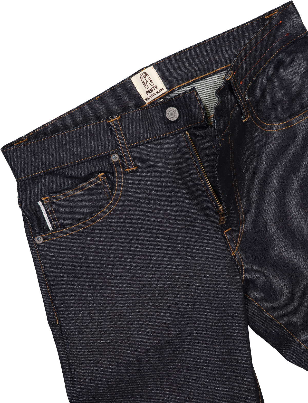 Kato Needle Skinny Fit Jean Raw Blue Garmentory